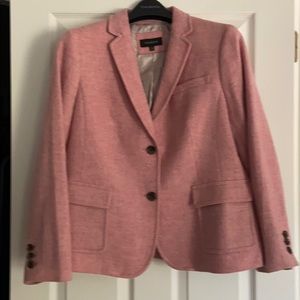 Talbots wool blazer pink